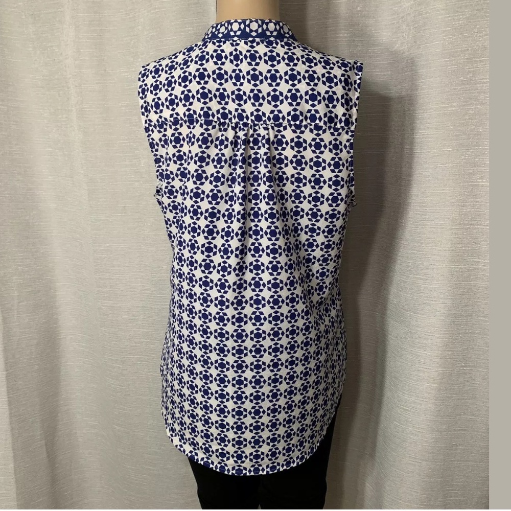 Notations Button Down Blouse Size Medium - image 3